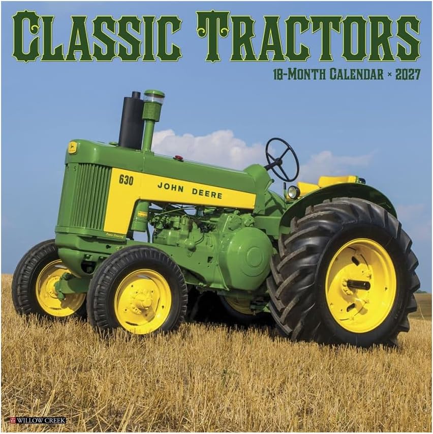 Classic Tractors - 2027 Wall Calendar | Willow Creek Press