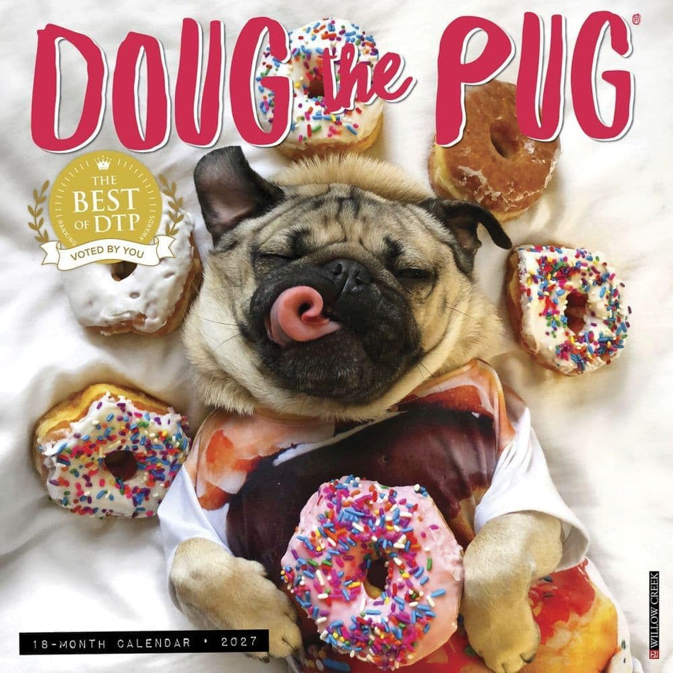 Doug the Pug - 2027 Wall Calendar | Willow Creek Press