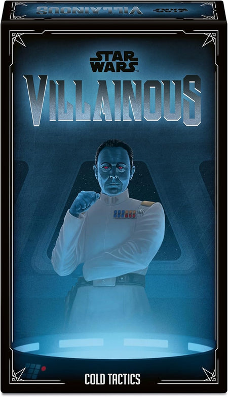ravensburger Star Wars 'Villainous' cold tactics game box with a character in a white outfit and helmet.