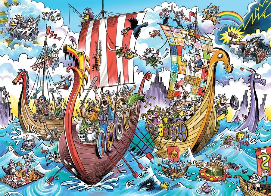 Cobble Hill: Viking Voyage: 350 Piece Puzzle