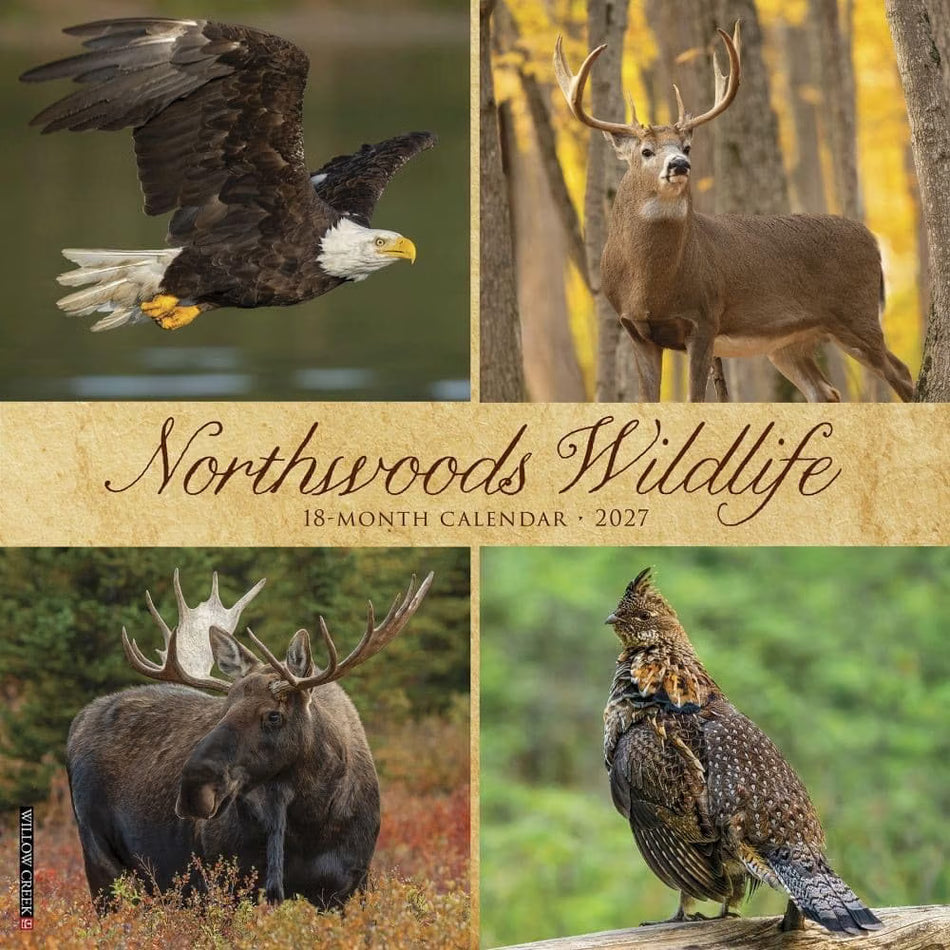 Northwoods Wildlife - 2027 Wall Calendar | Willow Creek Press