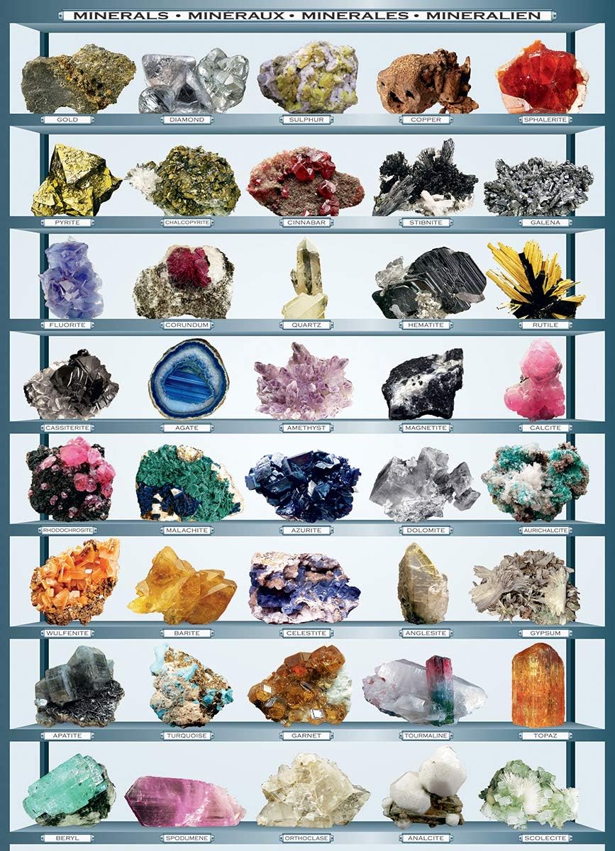 EuroGraphics: Minerals of The World: 1000 Piece Puzzle