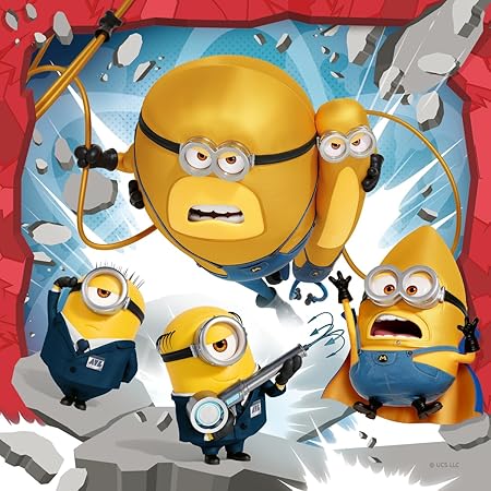 Ravensburger: Despicable Me 4 Minions: 3x49 Piece Puzzle
