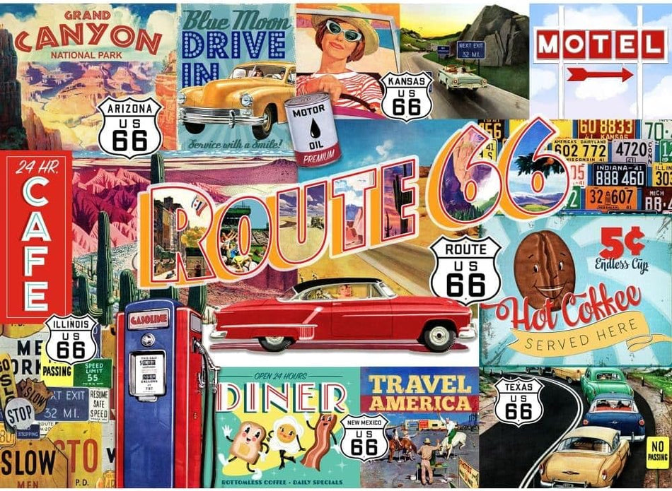 Willow Creek Press: Route 66: 1000 Piece Puzzle