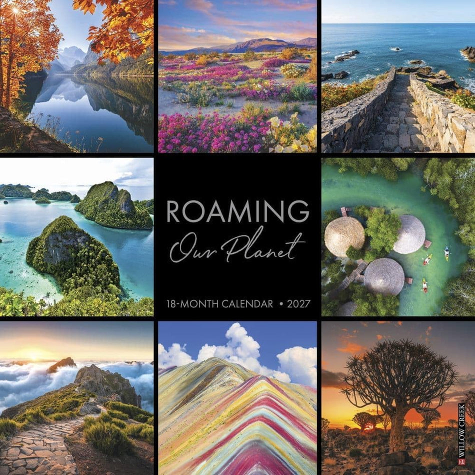Roaming our Planet - 2027 Wall Calendar | Willow Creek Press