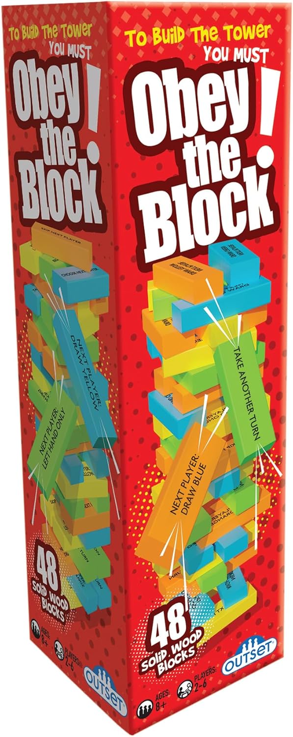 Outset Media: Obey The Block: Family Stacking Game