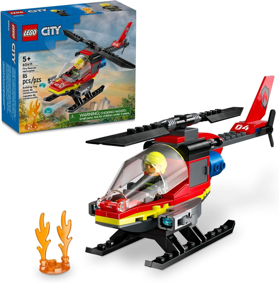 LEGO: City: Fire Rescue Helicopter: 60411