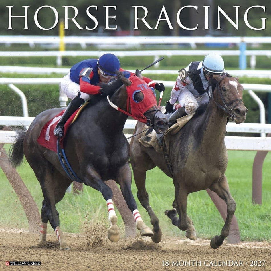 Horse Racing - 2027 Wall Calendar | Willow Creek Press