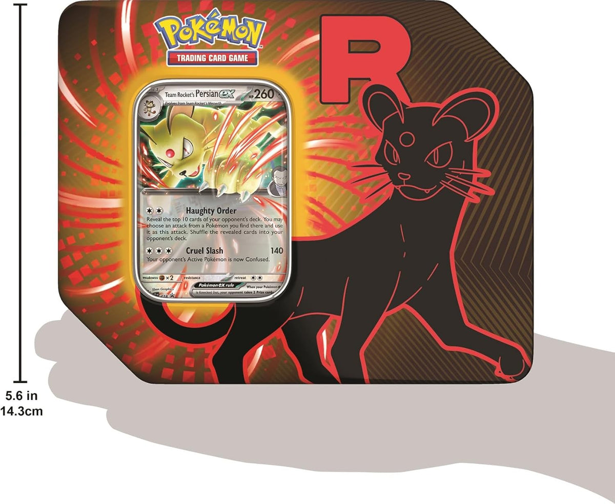 Pokémon trading card game packaging with a cat illustration and card inside