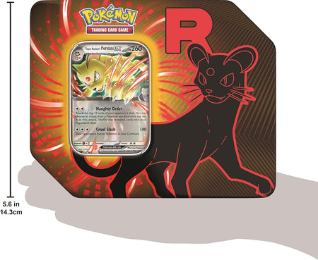 Pokémon trading card game packaging with a cat illustration and card inside