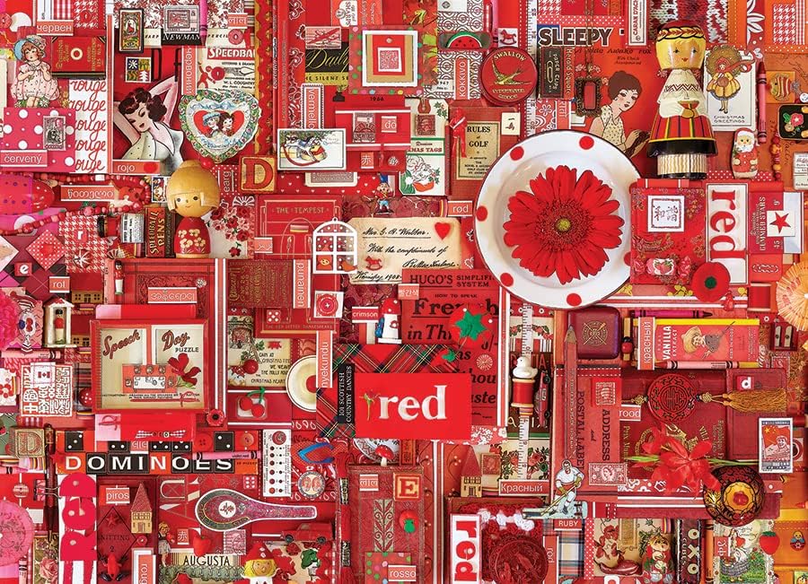 Cobble Hill: Red: 1000 Piece Puzzle