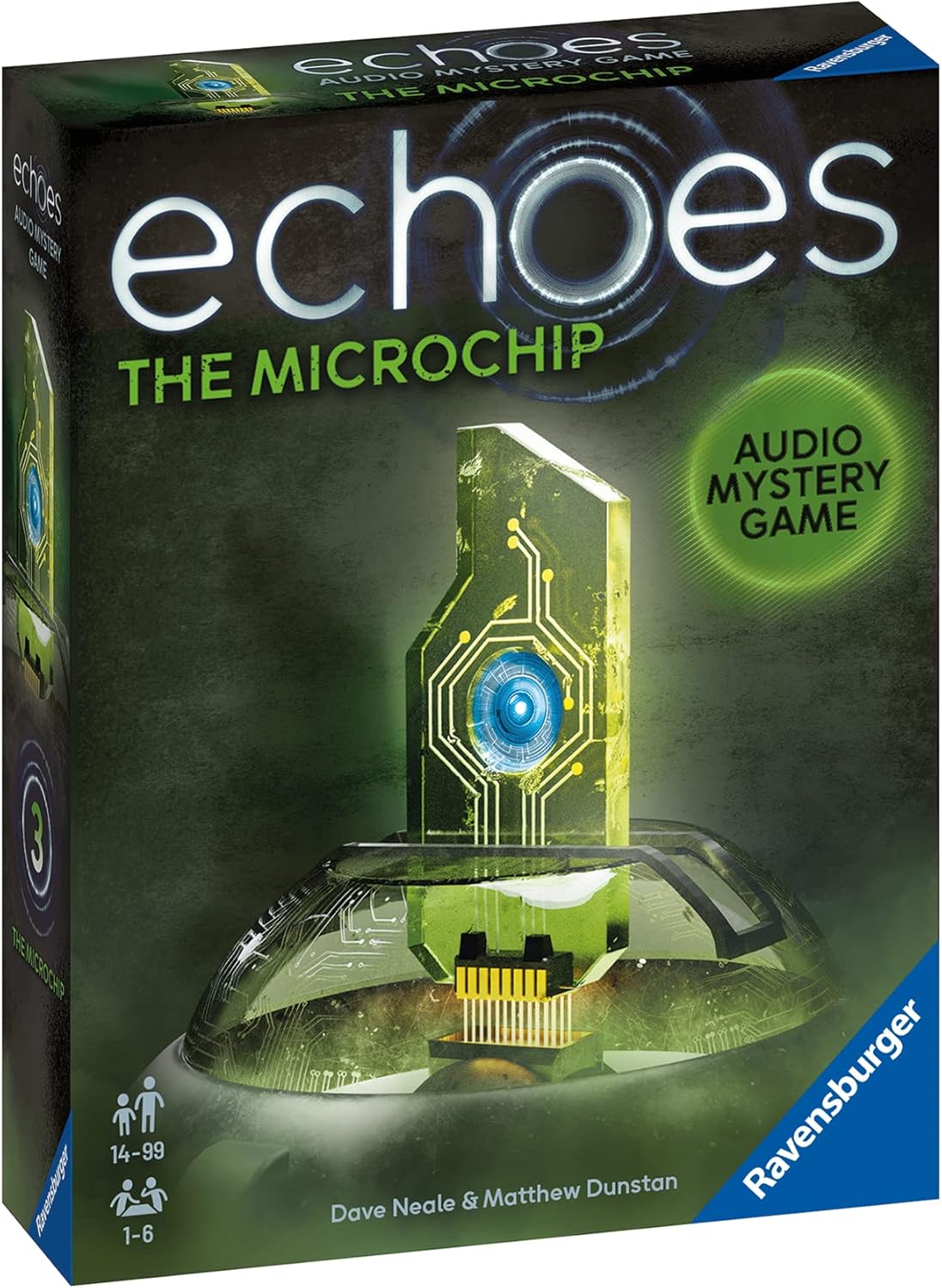 Box of 'Echoes: The Microchip' audio mystery game by Ravensburger