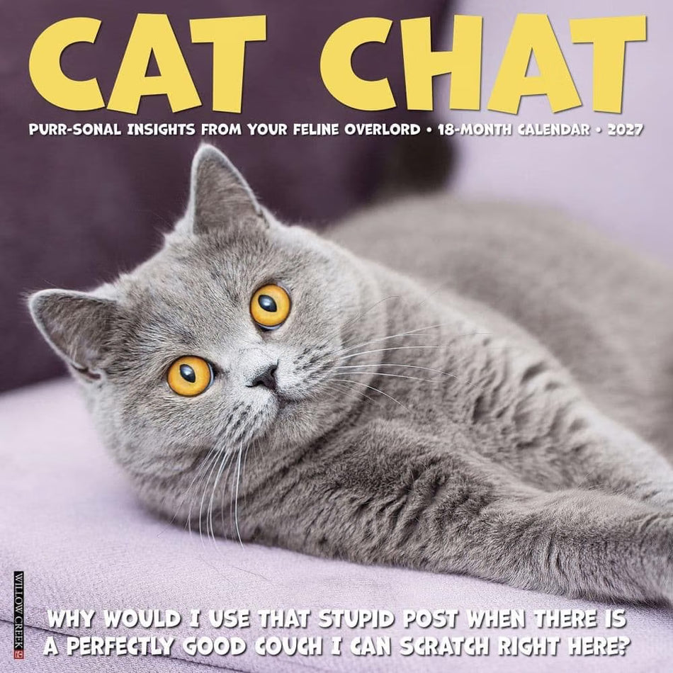Cat Chat - 2027 Wall Calendar | Willow Creek Press