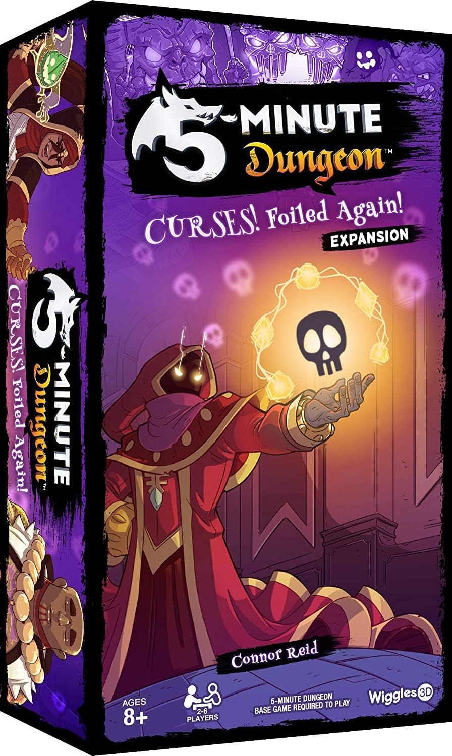 Outset Media: 5-Minute Dungeon: Curses! Foiled Again! Expansion: Card Game