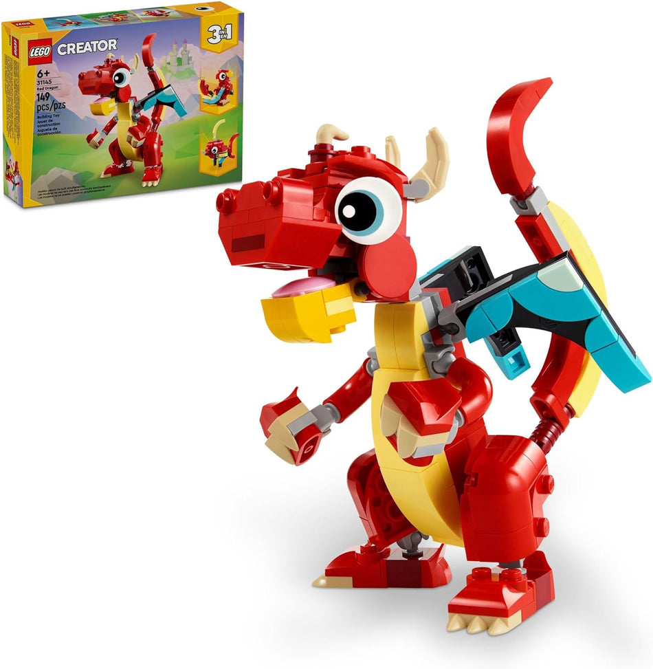 LEGO: Creator: 3 in 1 Red Dragon: 31145