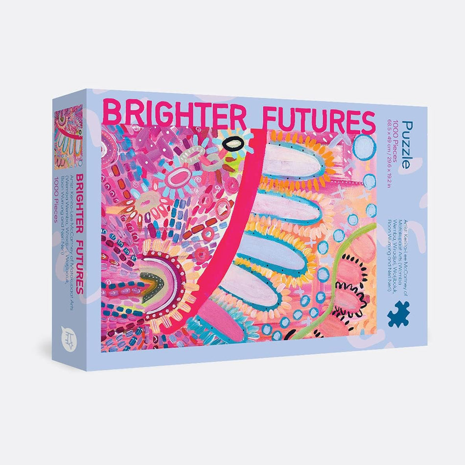 box image of brighter futures 1000 piece jigsaw puzzle