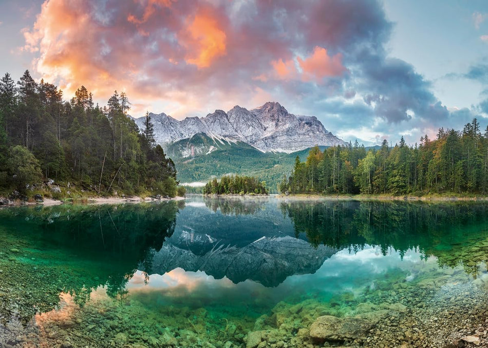 Ravensburger: Eibsee Lake, Zugspitze, Germany: 1000 Piece Puzzle