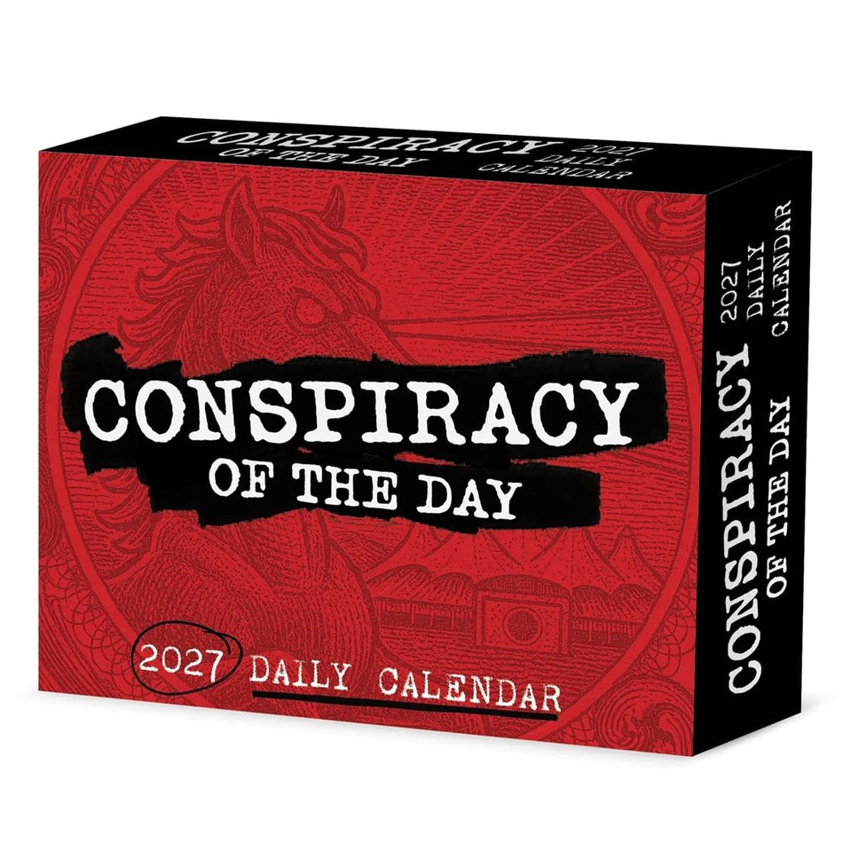 Conspiracy of the Day - 2027 Box Calendar | Willow Creek Press