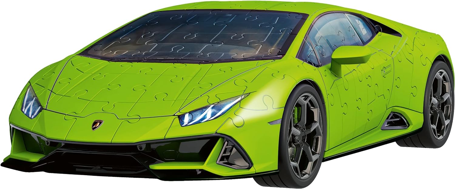 image of Ravensburger: Lamborghini Huracán EVO - Verde: 108 Piece 3D Puzzle