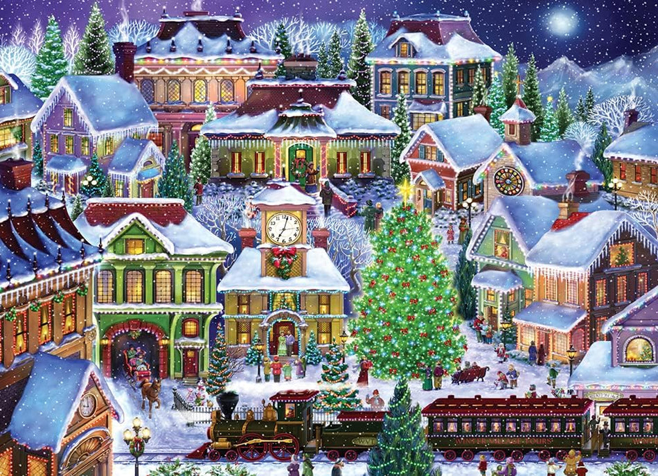 Vermont Christmas Company: Christmas Village: 1000 Piece Puzzle