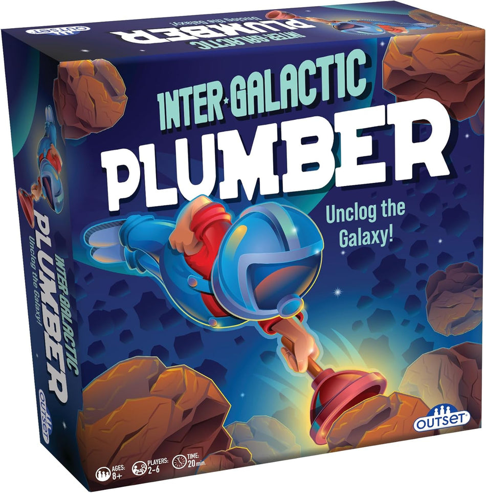 Outset Media: Intergalactic Plumber: Unclog The Galaxy!: Board Game