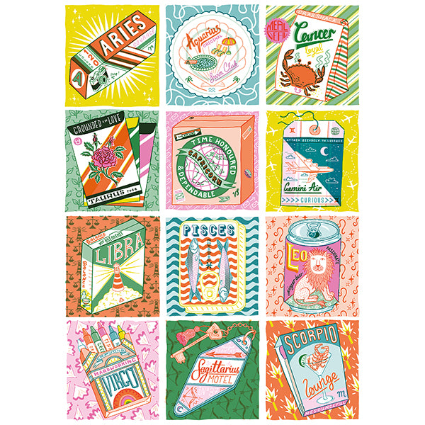 happily: Zodiac: 1000 Piece Puzzle