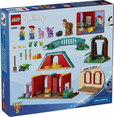 LEGO Toy Story 4 set packaging with various characters and structures. 43304