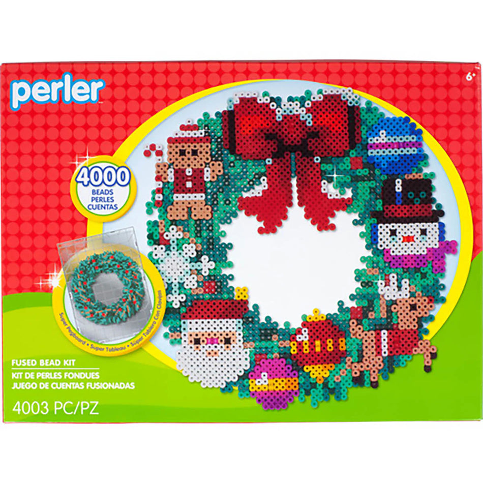 Perler: Christmas Wreath Fused Bead Kit
