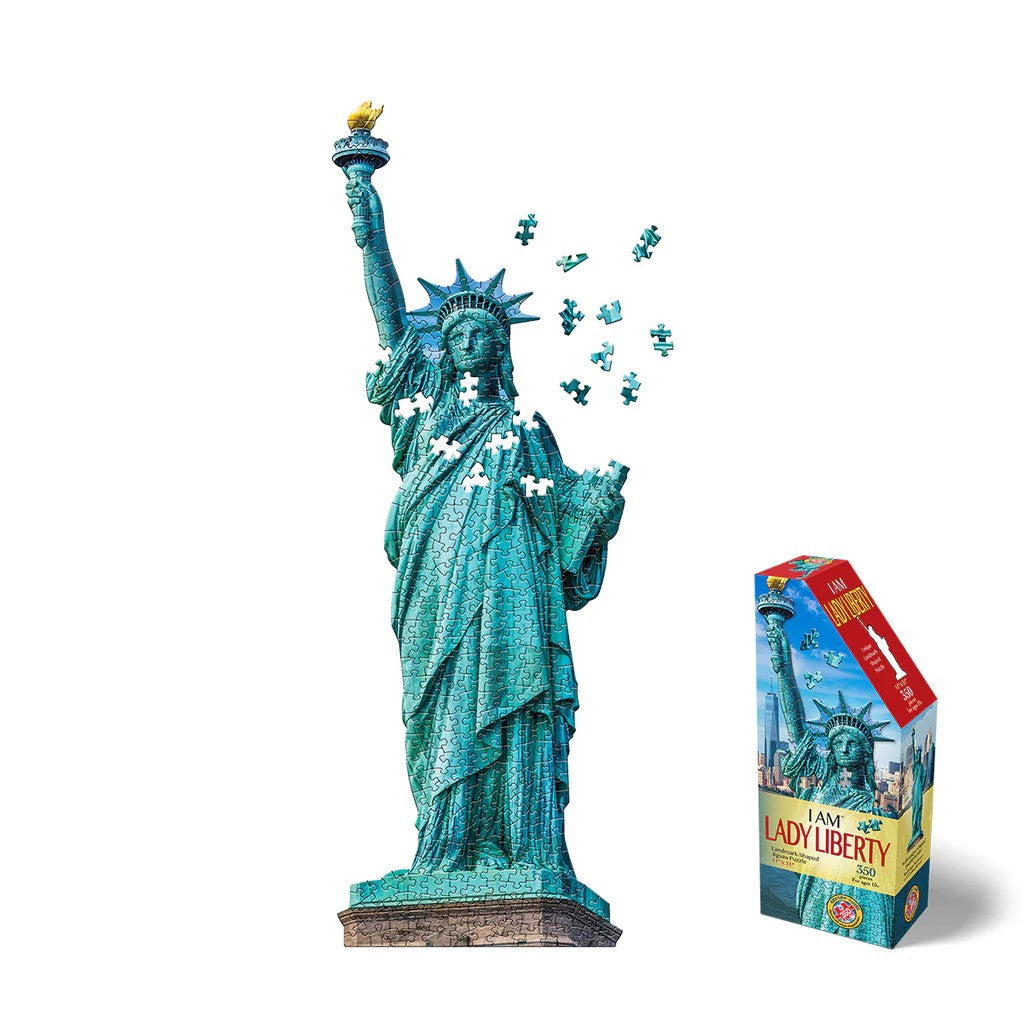 madd capp Statue of Liberty 350-piece shaped jigsaw puzzle.