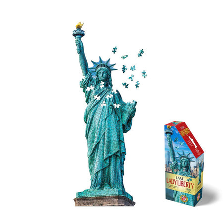 madd capp Statue of Liberty 350-piece shaped jigsaw puzzle.