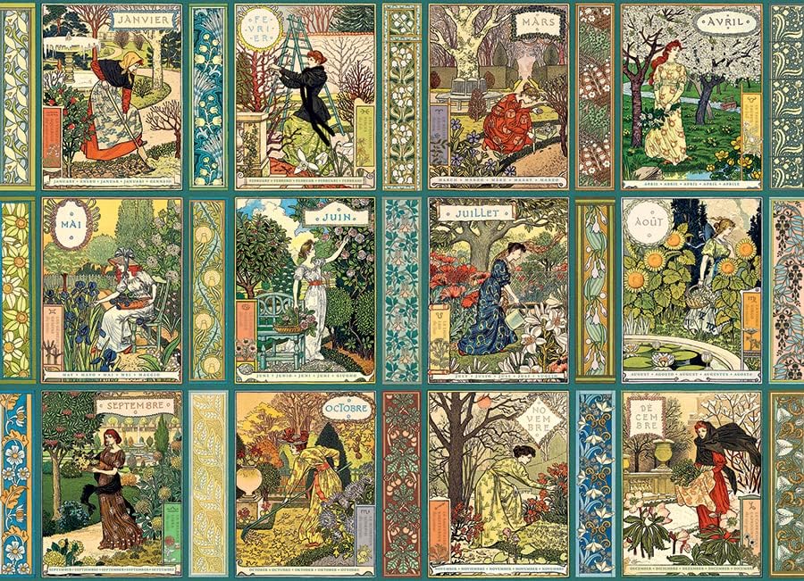 Cobble Hill: Jardiniere: A Gardener's Calendar: 1000 Piece Puzzle