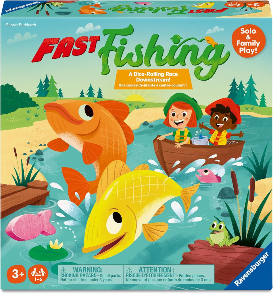 Ravensburger: Fast Fishing: Dice-Rolling Board Game