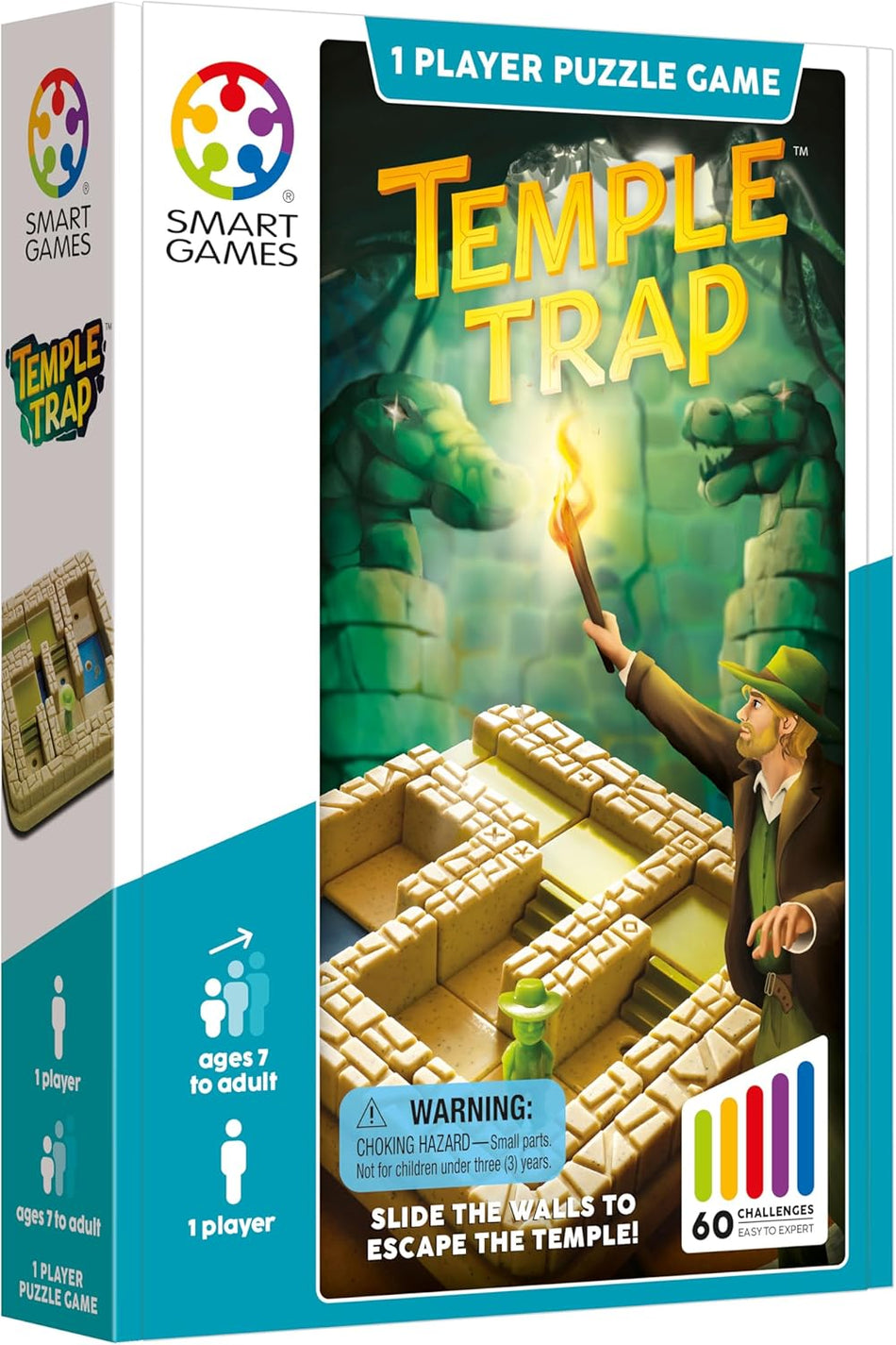 SmartGames: Temple Trap: 1 Player Puzzle Game