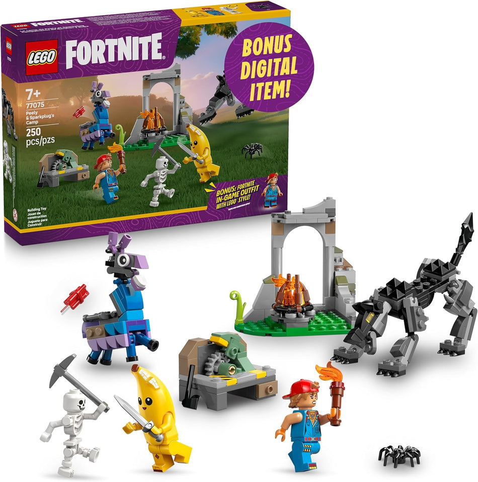LEGO: FORTNITE: Peely & Sparkplug's Camp: 77075