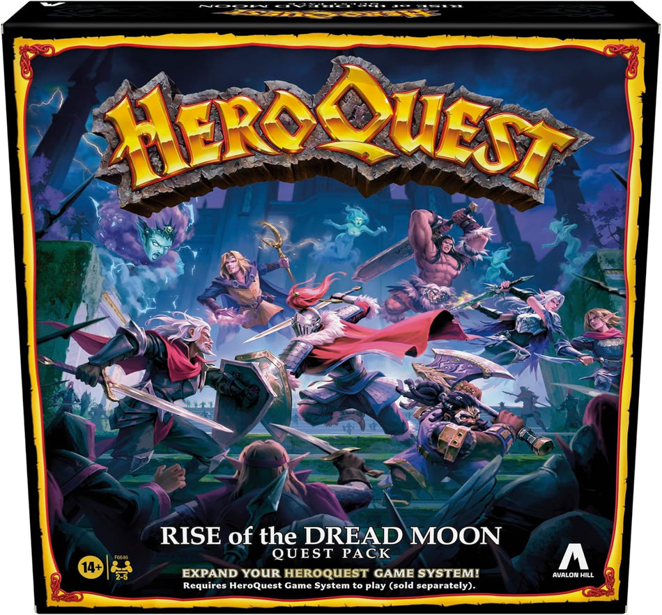 HeroQuest Rise of The Dread Moon Quest Pack, Requires HeroQuest Game System to Play