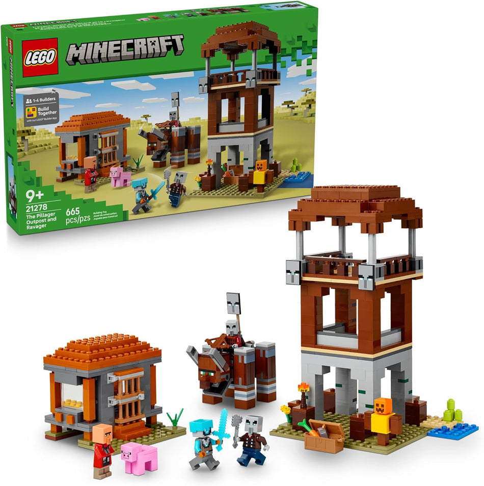 LEGO: Minecraft: The Pillager Outpost and Ravager: 21278