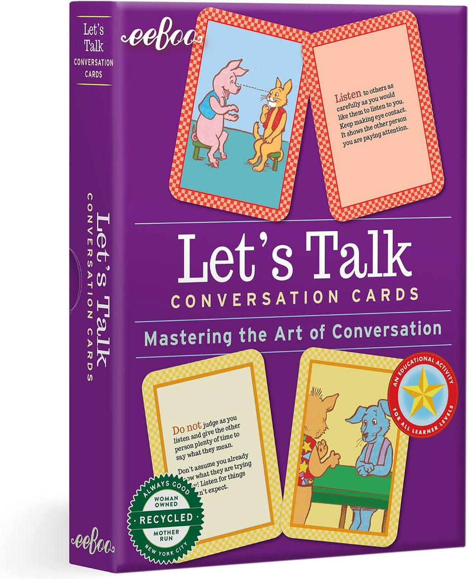 Lets Talk - Conversation Cards | eeBoo