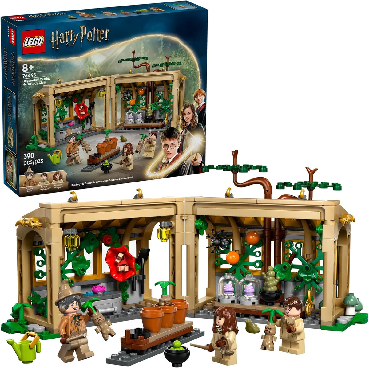 LEGO Harry Potter set 76445 with packaging in the background