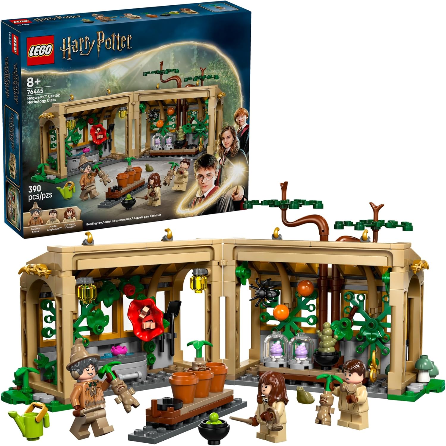 LEGO Harry Potter set 76445 with packaging in the background