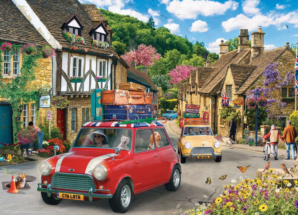 EUROGRAPHICS: Traveling Mini Cooper: 1000 Piece Puzzle