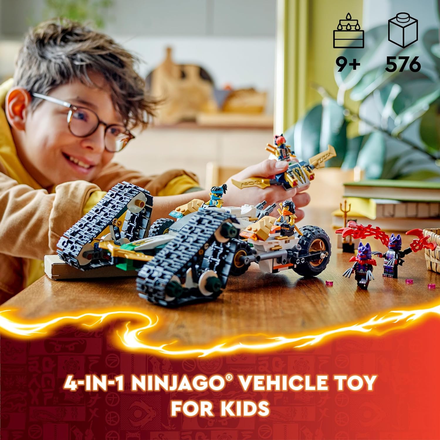 LEGO: NINJAGO: Ninja Team Combo Vehicle: 71820 – Puzzled Gamer