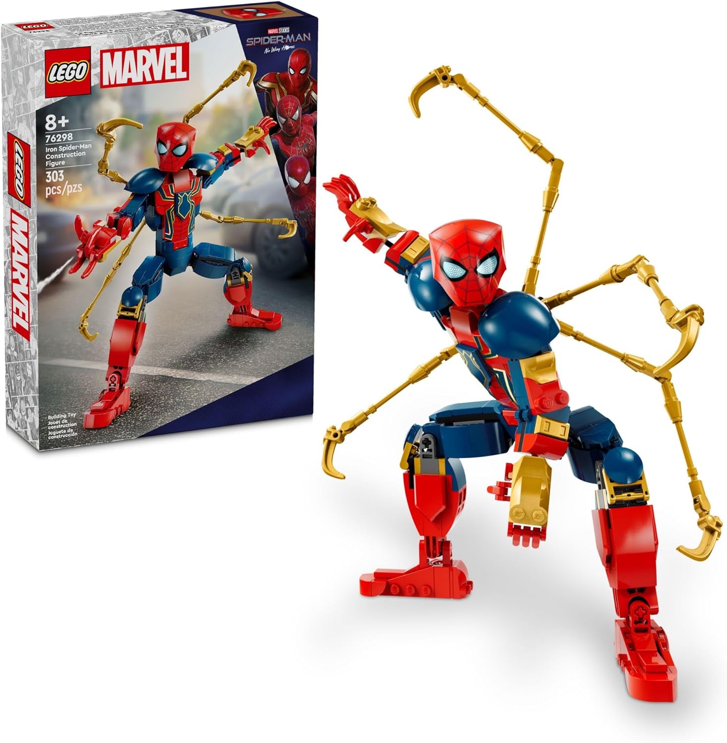 LEGO: Marvel: Iron Spider-Man Construction Figure: 76298 – Puzzled