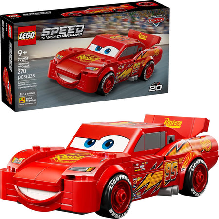 LEGO Speed Champions Lightning McQueen toy car set 77255 with packaging