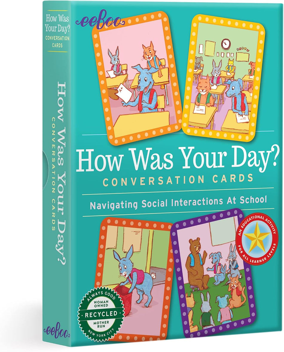 How was Your Day? Conversation Cards | eeBoo