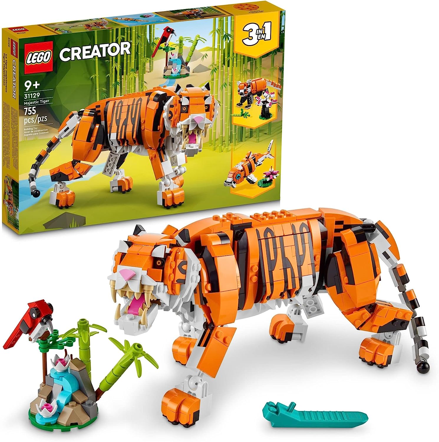 LEGO: Creator: 3 in 1 Majestic Tiger: 31129 – Puzzled Gamer