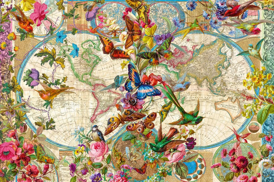 Ravensburger: Flora & Fauna World Map: 3000 Piece Puzzle