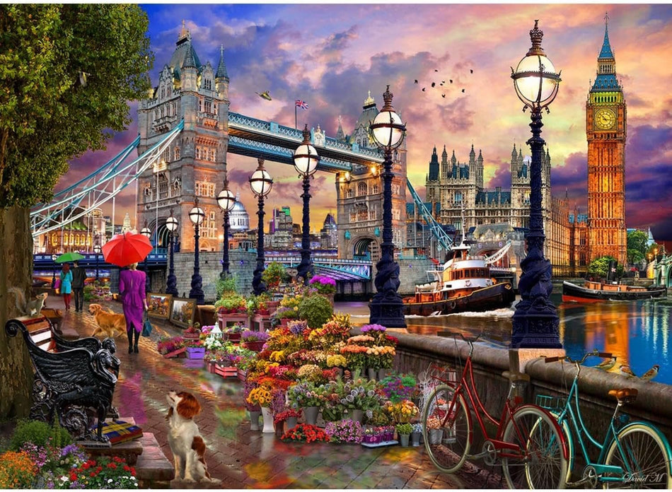 Vermont Christmas Company: London Promenade: 1000 Piece Puzzle