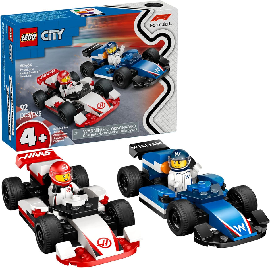 LEGO: City: F1® Williams Racing & Haas F1® Race Cars: 60464