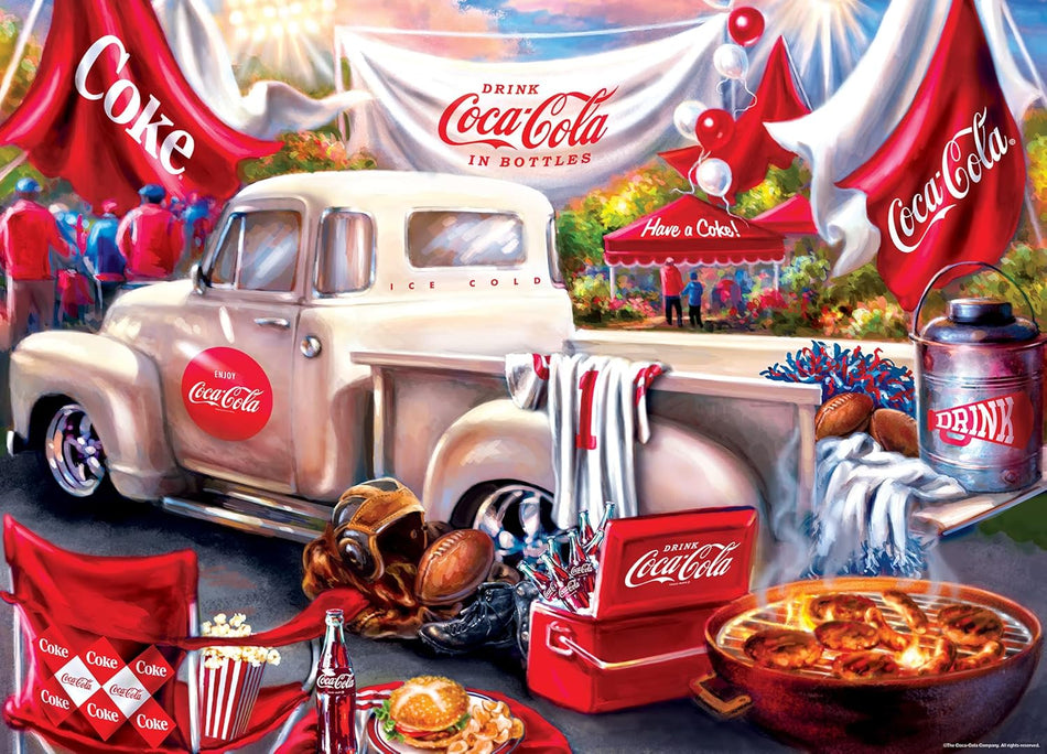 Master Pieces: Coca Cola- Tailgate: 1000 Piece Puzzle