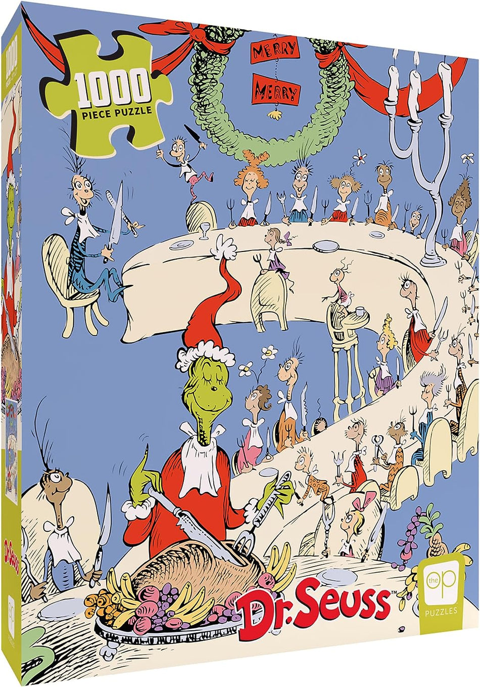 USAOPOLY: Dr. Seuss “The Grinch Feast”: 1000 Piece Puzzle